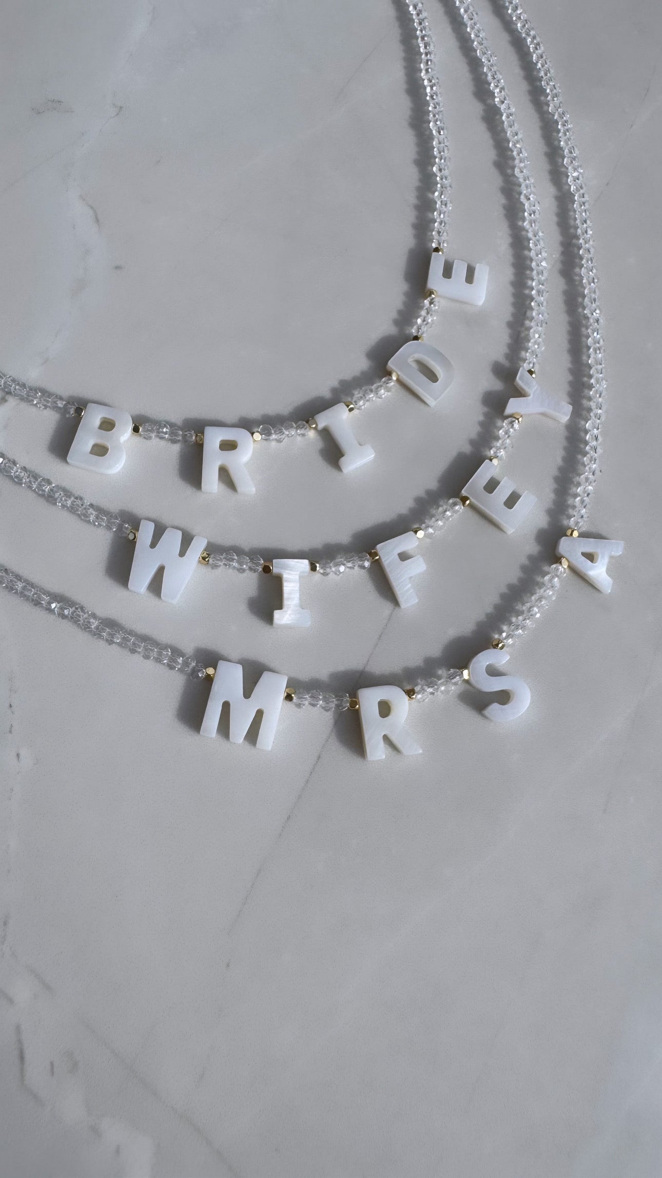 WIFEY BEADED NECKLACE