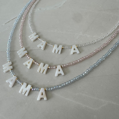 MAMA BEADED NECKLACE